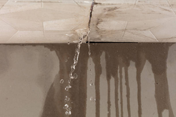 Professional Burst Pipe Cleanup technician working in Anson, ME